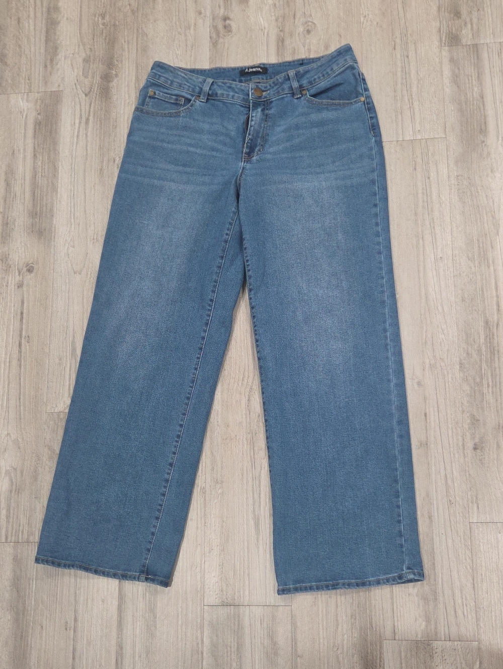 d. Jeans Women's Wide-Leg Jeans - Light Blue Wash